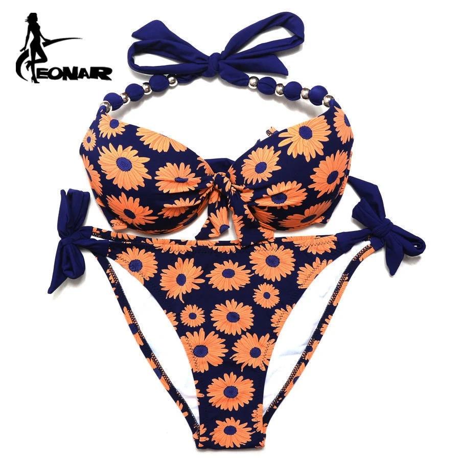 EONAR Women Bikini Offer Combined Size Swimsuit Push