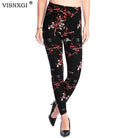 New Print Flower Leggings Leggins Push Up Legins Guitar Plaid Thin Nin