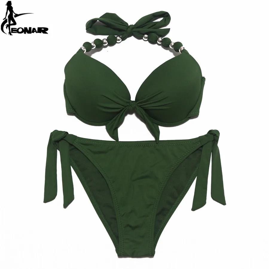 EONAR Women Bikini Offer Combined Size Swimsuit Push