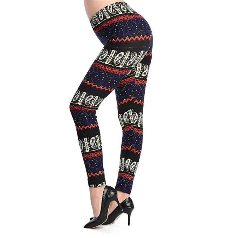 New Print Flower Leggings Leggins Push Up Legins Guitar Plaid Thin Nin