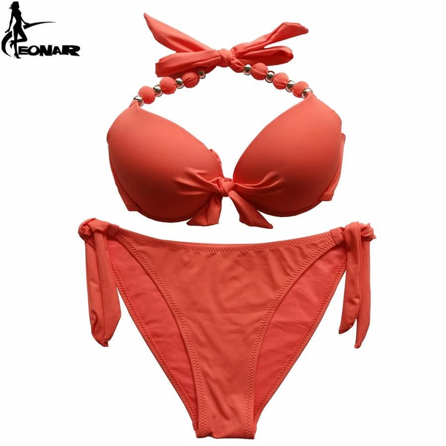 EONAR Women Bikini Offer Combined Size Swimsuit Push