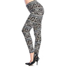 New Print Flower Leggings Leggins Push Up Legins Guitar Plaid Thin Nin