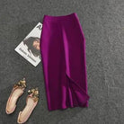 High quality skirts womens 2020 Office Skirt Women Slim Knee Length 