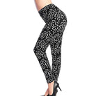 Camouflage Womens for Leggins Graffiti Style Slim Stretch