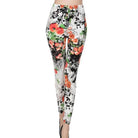  Print Flower Leggings Leggins 