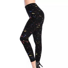  Print Flower Leggings Leggins 